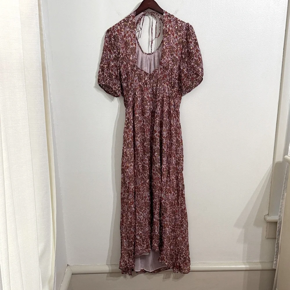 J. Crew Pink Floral Maxi Dress